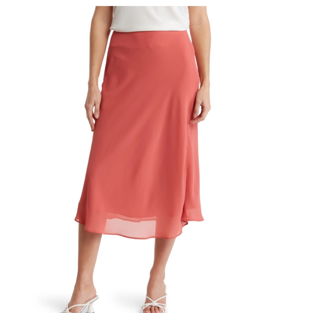 Nordstrom rack chiffon bias midi skirt